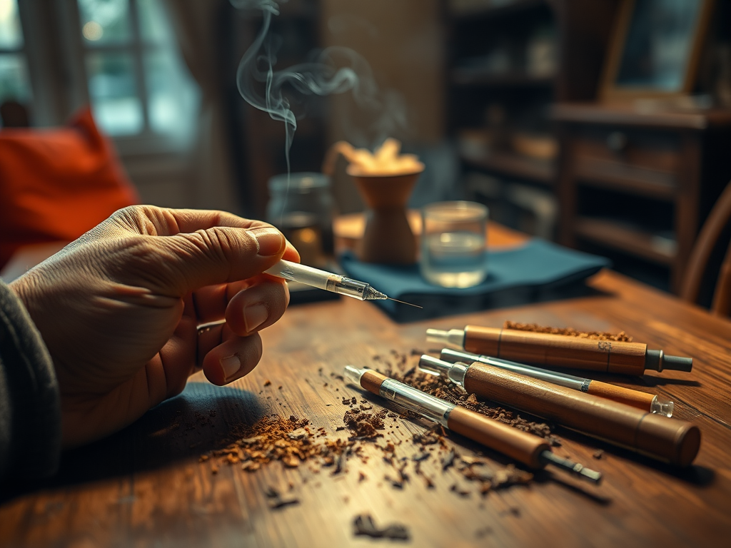 Injectarea tutunului: o artă sau o metodă de a economisi?